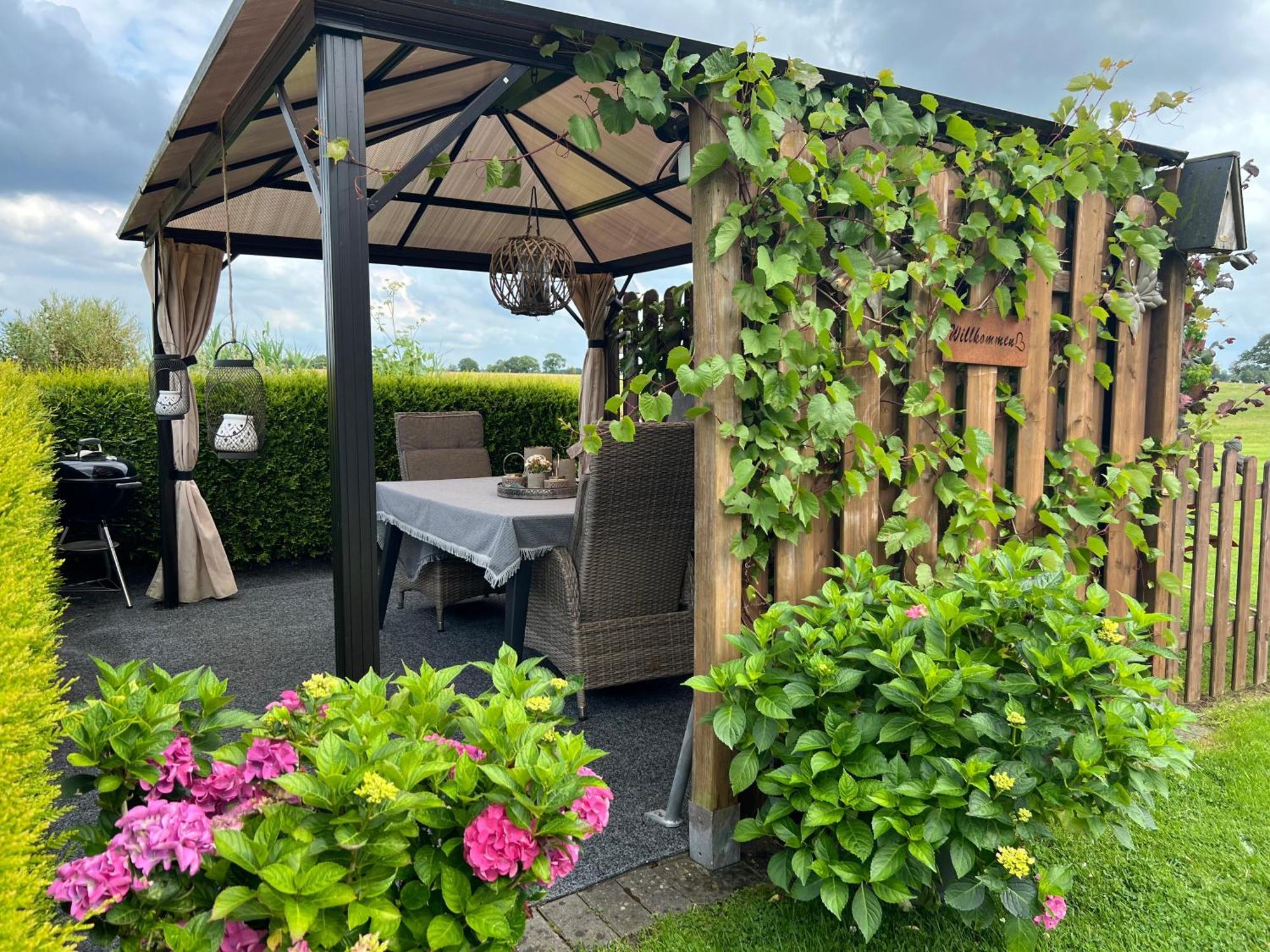 Ferienwohnung Haus Moorblick Mit Garten In Kanallage Wiesmoor Exterior foto